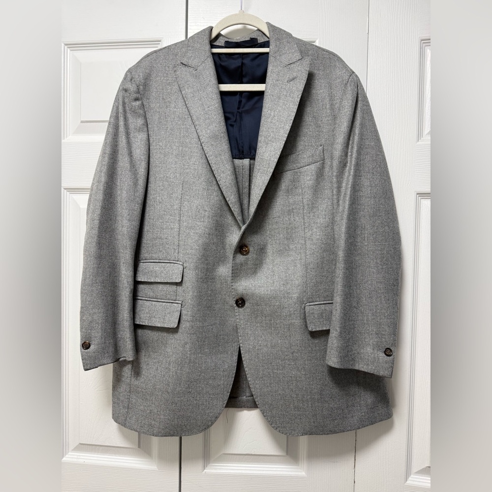 Eleventy Light Gray Men's Blazer